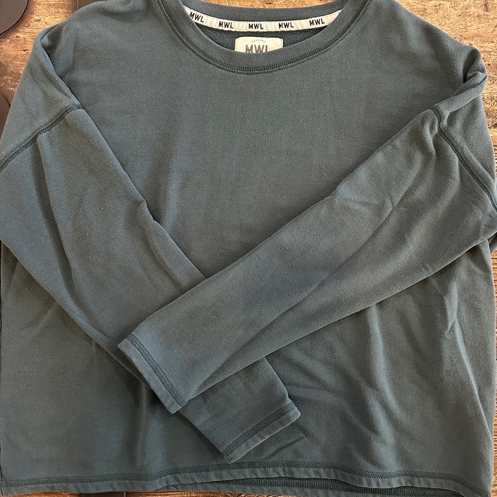 Madewell Women’s Green Crewneck Sweatshirt